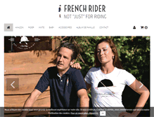 Tablet Screenshot of french-rider.com